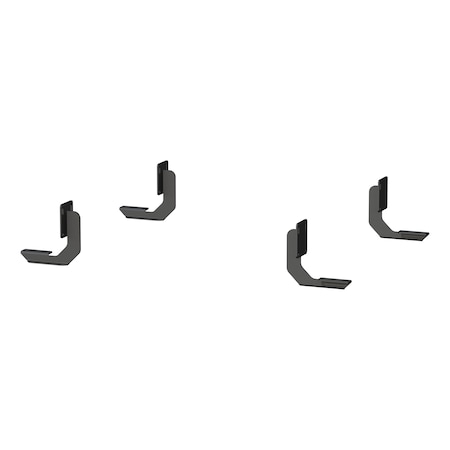 Aries 99-16 F250 REG CAB MOUNTING BRACKETS FOR ADVANTEDGE; RIDGESTEP BLACK P 2055123